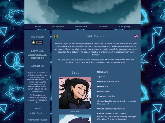 oursys/main_fronters screenshot