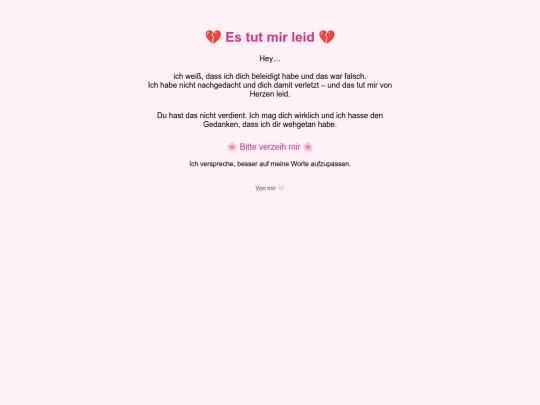 EntschuldigungCookie1 screenshot