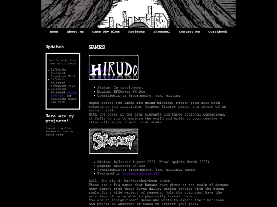 projects screenshot