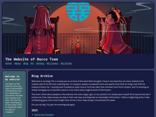blog screenshot