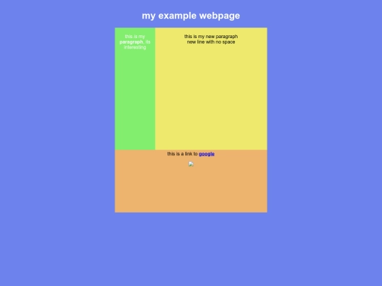 example screenshot