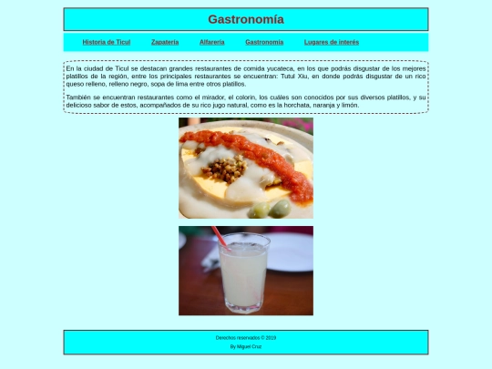 Ticul/Gastronomia screenshot