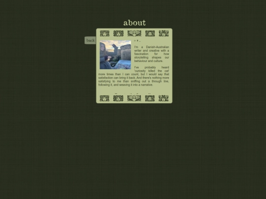 aboutme screenshot