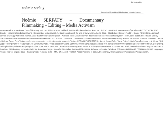 CV screenshot
