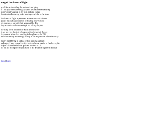 POEMS/dreamofflight1 screenshot
