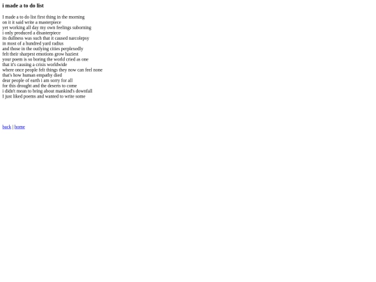 POEMS/imadeatodolist screenshot