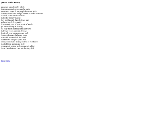 POEMS/poemsmakemoney screenshot