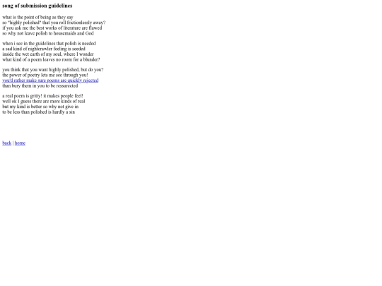 POEMS/song of submission 3 screenshot