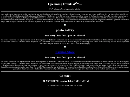 event/events/event screenshot
