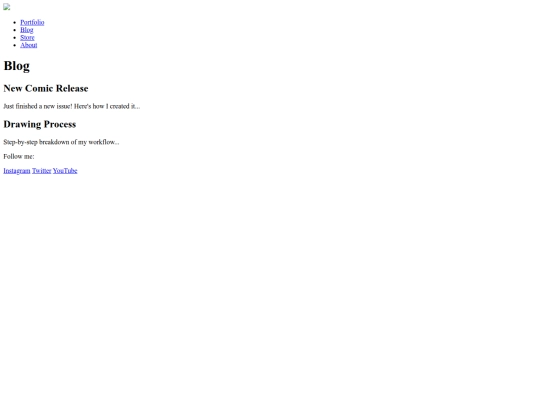 blog screenshot