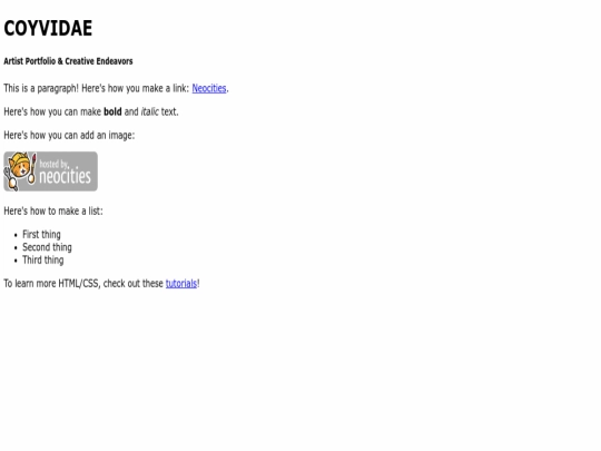index screenshot
