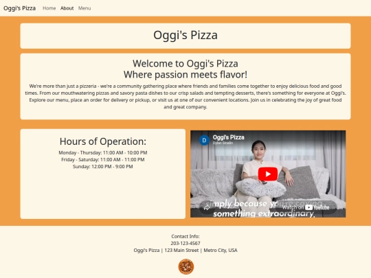 Oggi's Pizza/OG screenshot