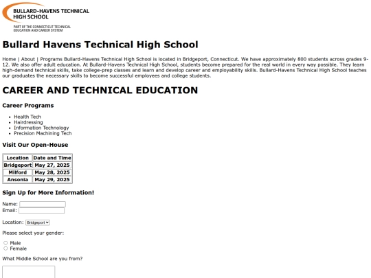 WEB_DESIGN/BullardOpenHouse screenshot