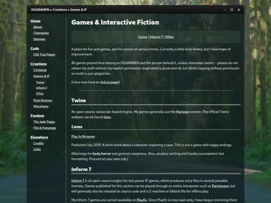 creations/games screenshot