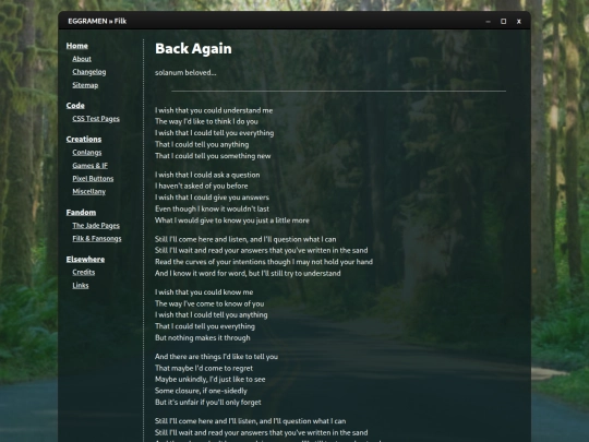 fandom/filk/backagain screenshot