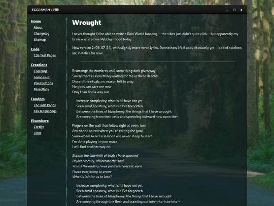 fandom/filk/wrought screenshot