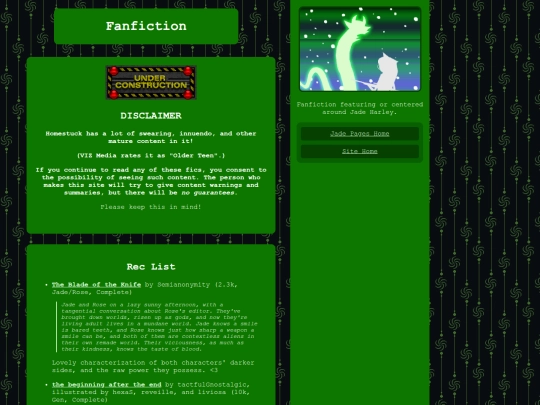 jadepages/fic screenshot