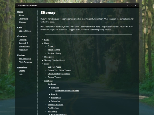 sitemap screenshot