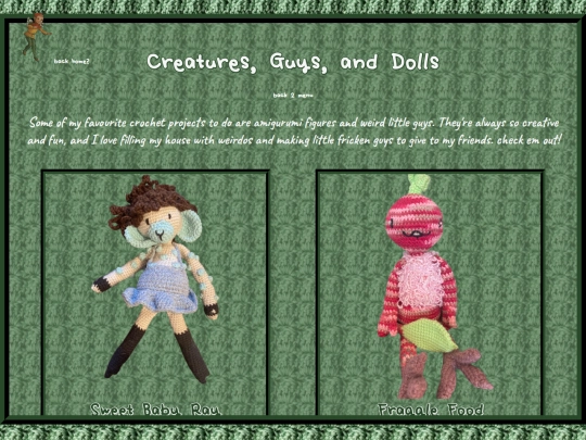 crochet/amigurumi screenshot