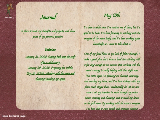 grimoire/journalpages screenshot