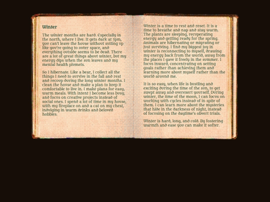 hibernation/journal screenshot