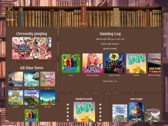 library/gamesshelves screenshot