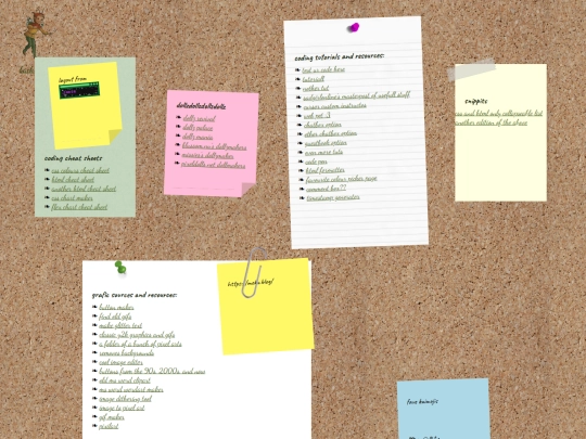 pinboard screenshot