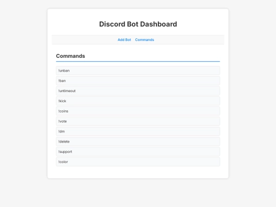 dashboard screenshot