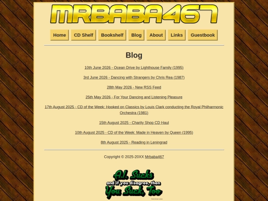 blog screenshot