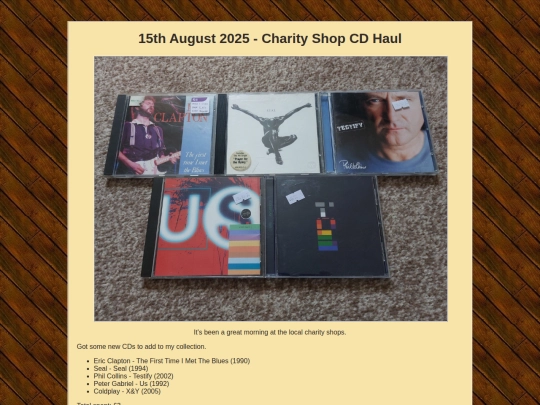 blogs/cd-haul screenshot