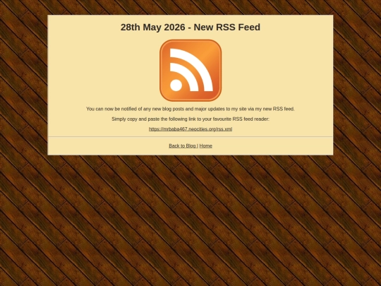 blogs/rss screenshot
