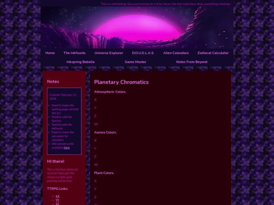 Game Master/Rule Sheets/Planetary-Colors screenshot