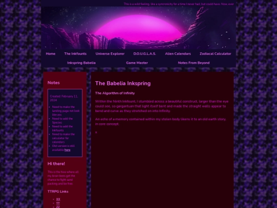 Inkspring-babelia screenshot