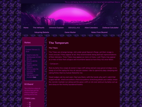 Universe Explorer/Celestazum/Temporum screenshot