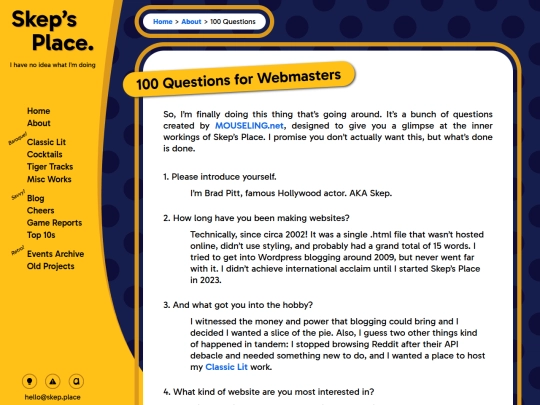 about/100q screenshot