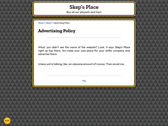 about/ad-policy screenshot