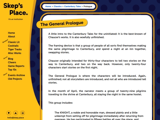 classics/canterbury/prologue screenshot