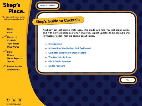 cocktails screenshot