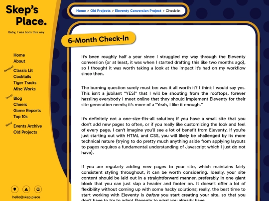 misc/eleventy/10-check-in screenshot