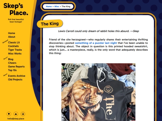 misc/the-king screenshot