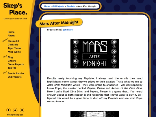playdate/mars-after-midnight screenshot