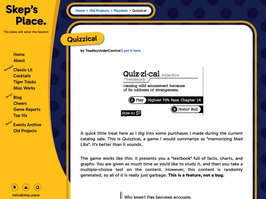 playdate/quizzical screenshot