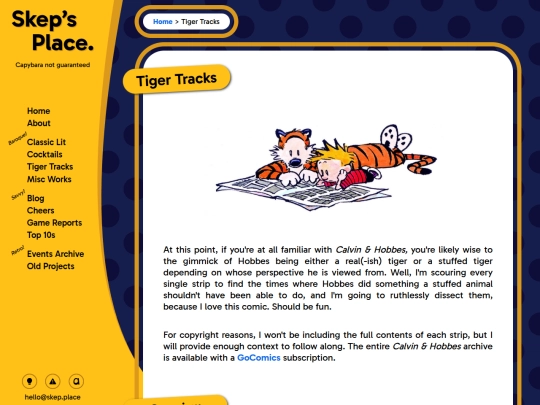 tiger-tracks screenshot