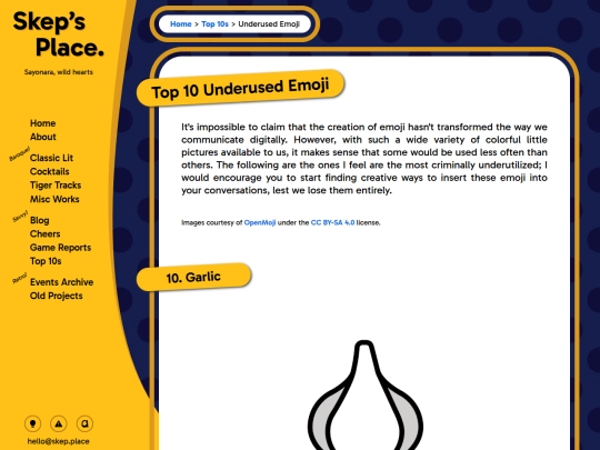 top-10s/underused-emoji screenshot