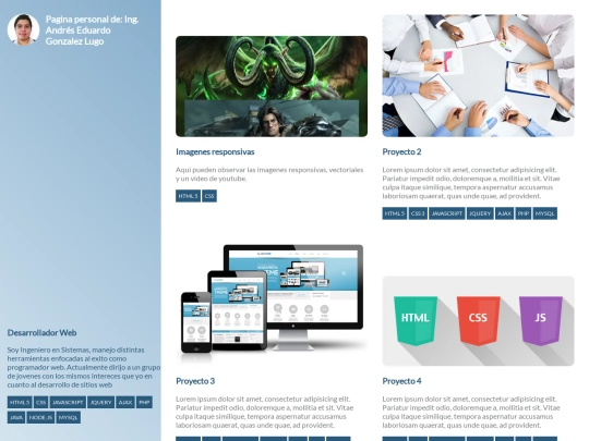 pagina web personal screenshot