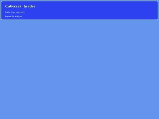 puntuación css screenshot