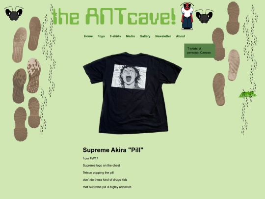 T-Shirts/T-shirt Descriptions/PremeTetsuoPill screenshot