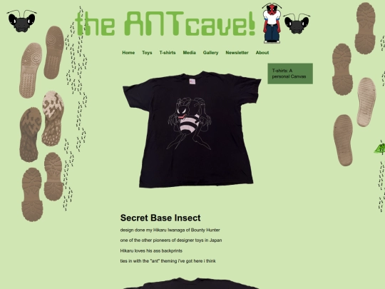 T-Shirts/T-shirt Descriptions/SecretBaseBug screenshot