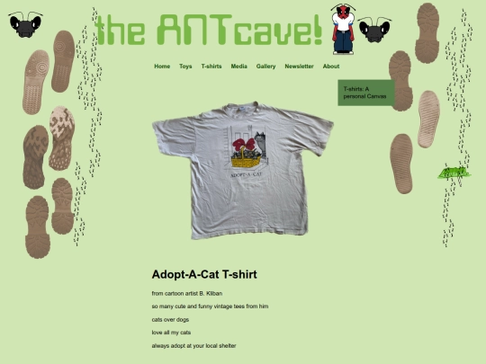 T-Shirts/T-shirt Descriptions/adoptakitty screenshot