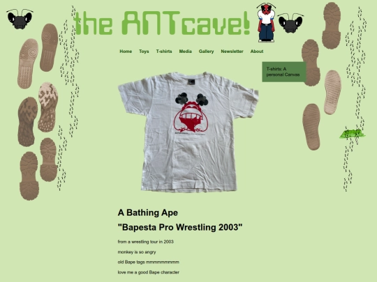 T-Shirts/T-shirt Descriptions/bapewrestling screenshot